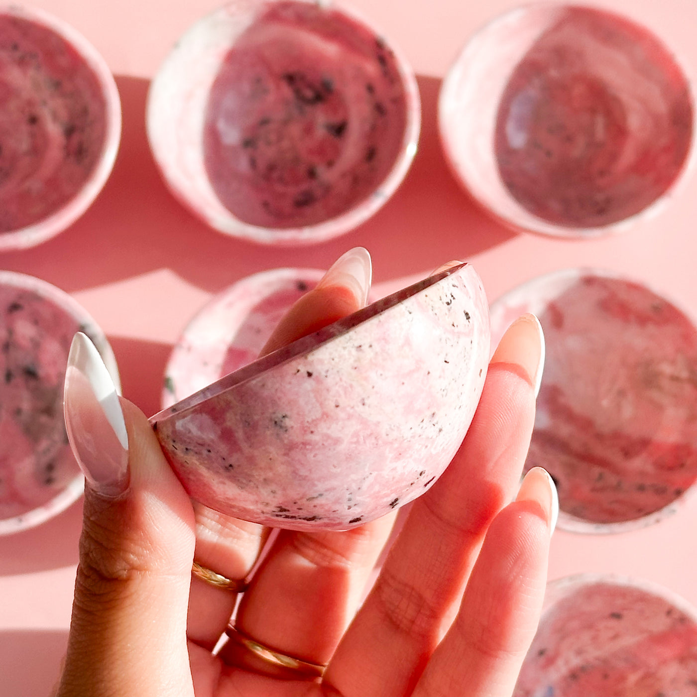 Rhodonite from Peru Mini Bowl