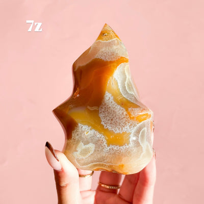 Carnelian Agate Flame