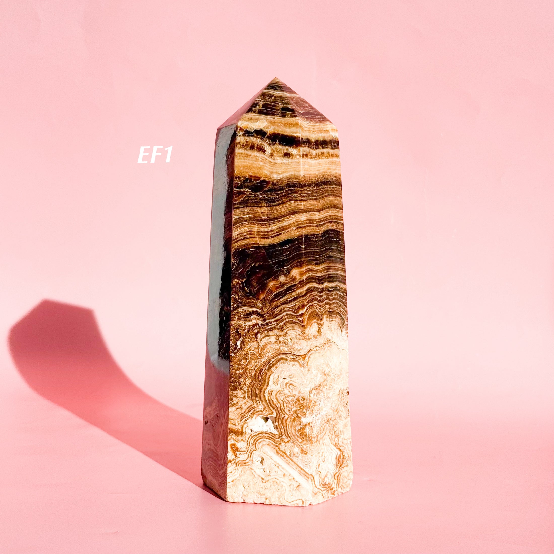 Chocolate Calcite Tower