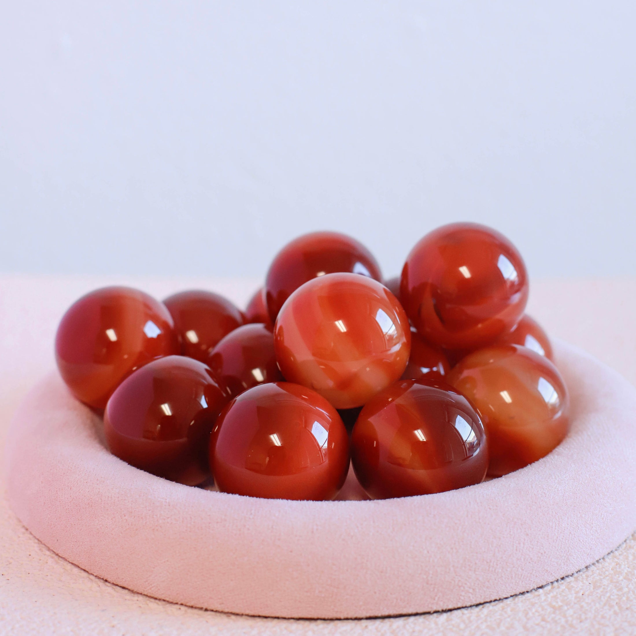 Carnelian Agate Sphere