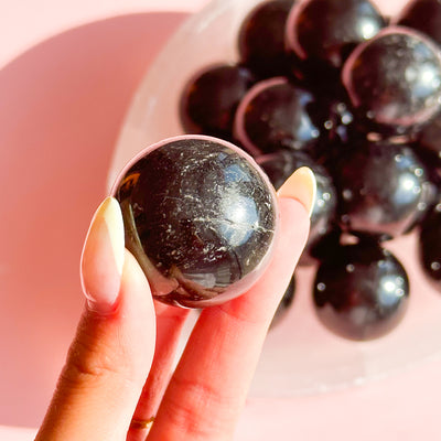 Black Tourmaline Sphere