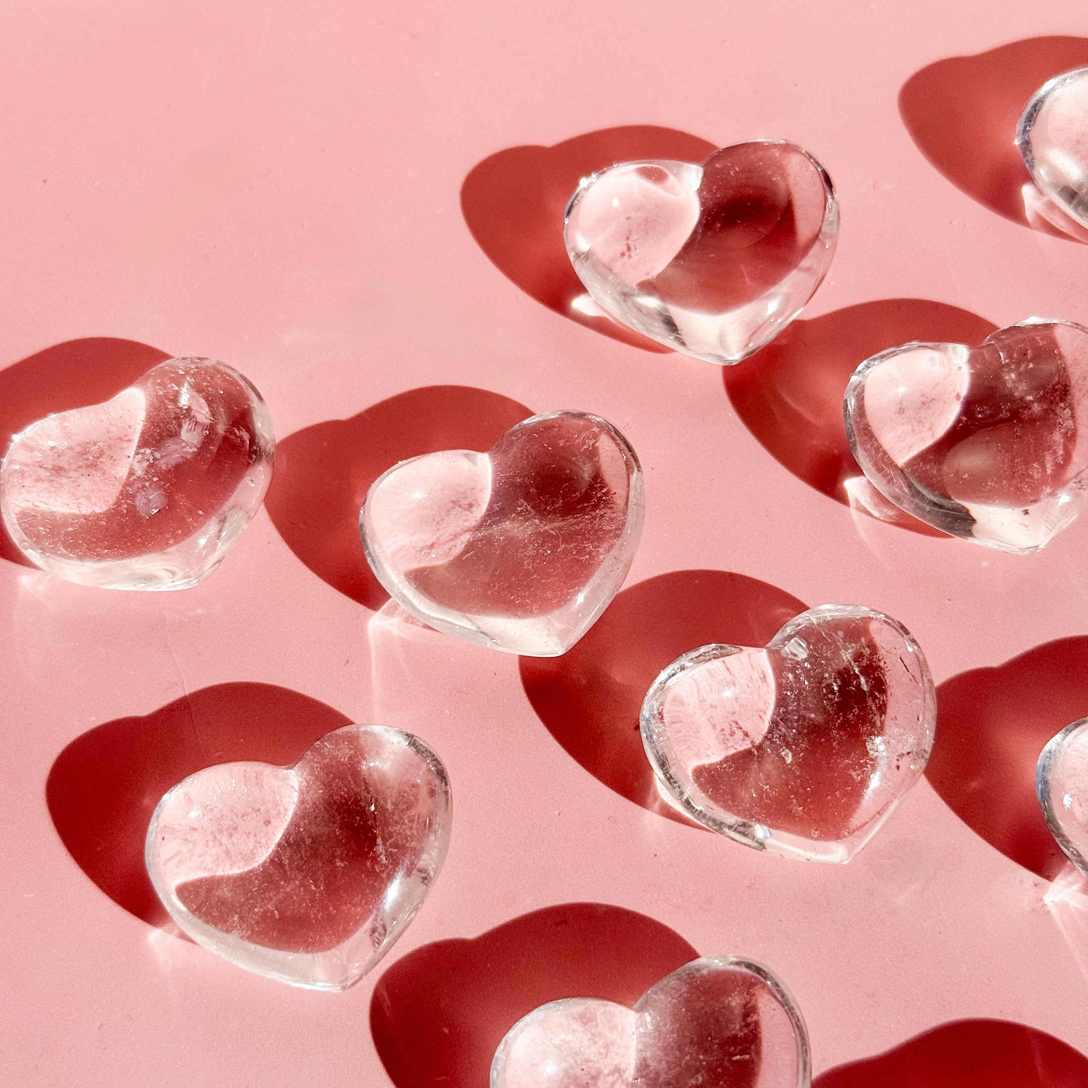 Clear Quartz Small Heart