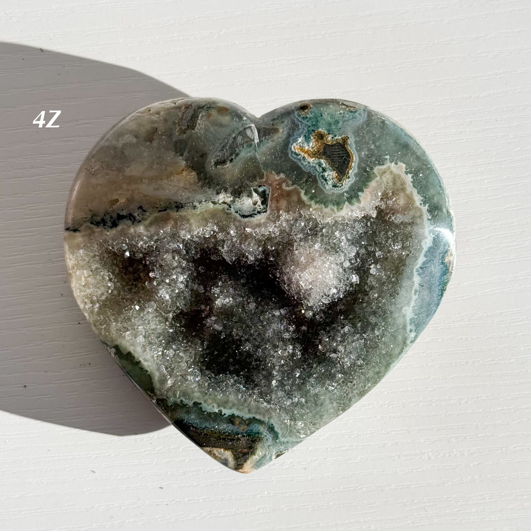 Druzy Amethyst Heart from Brazil