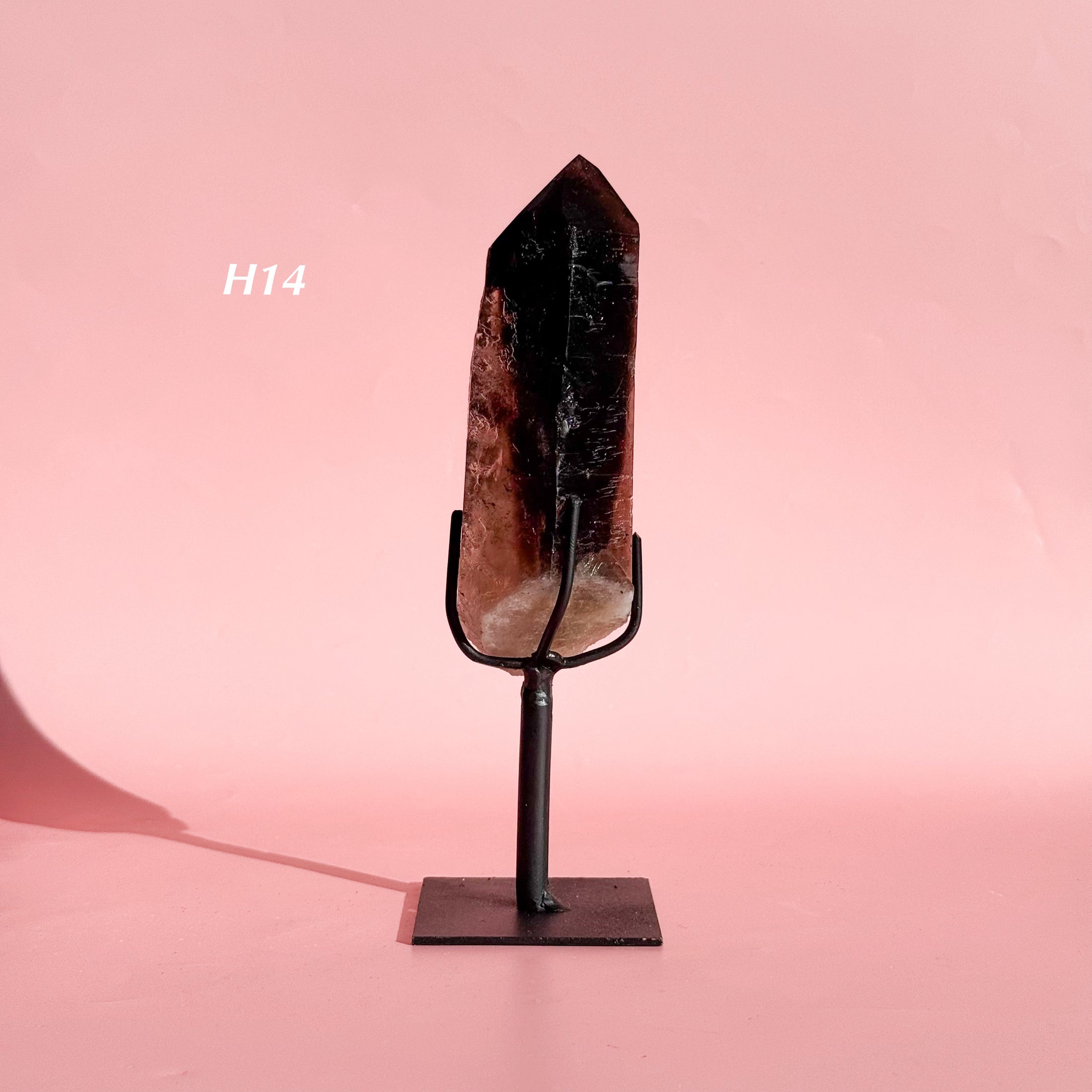 Smokey Quartz Point on Stand