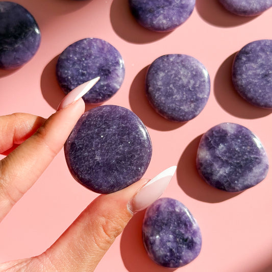 Lepidolite Small Flat Stone