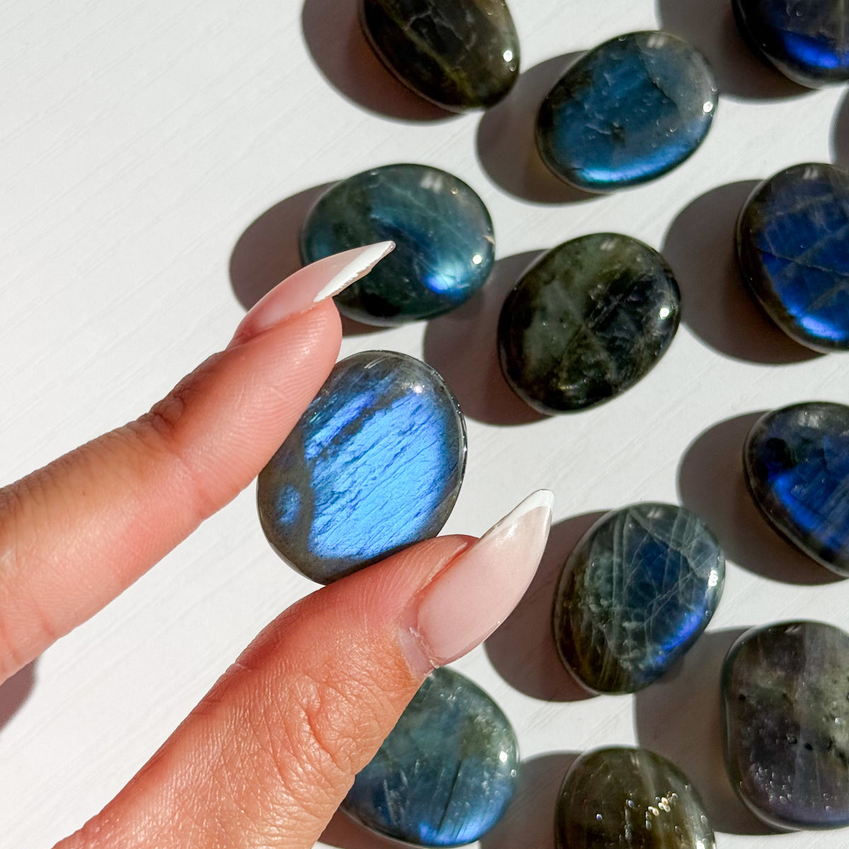 Labradorite Mini Flat Tumble