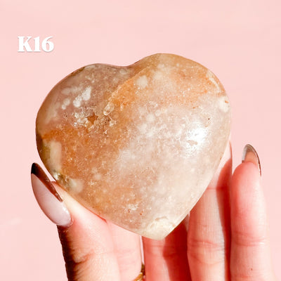 Flower Agate Heart
