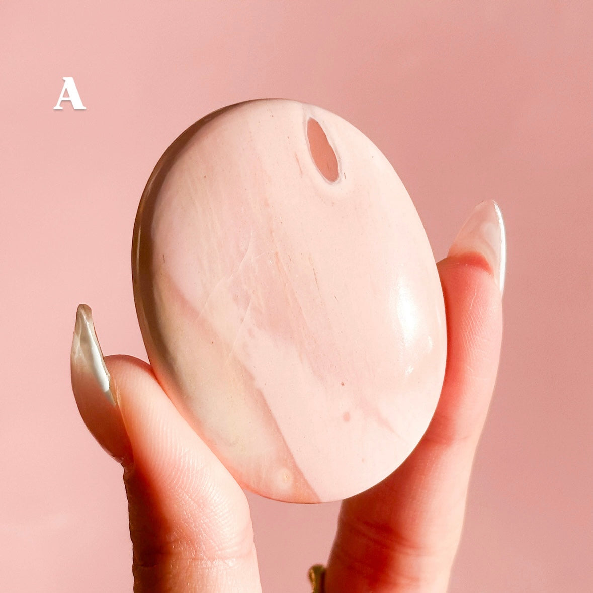 Australian Pink Opal Palmstone