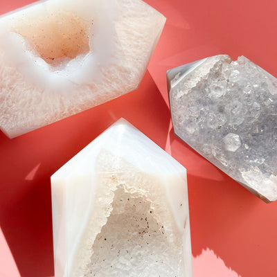 Agate Geode Tower
