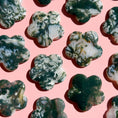 Load image into Gallery viewer, Moss Agate Petal Stone
