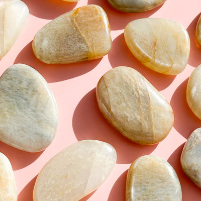 Moonstone Flat Stone