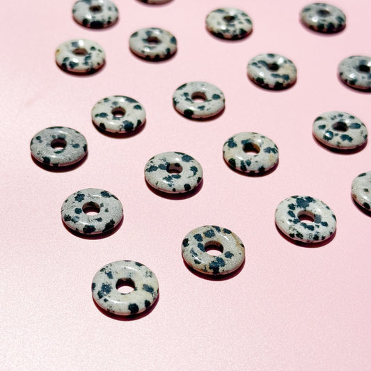 Dalmatian Jasper Mini Donut