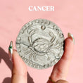 Load image into Gallery viewer, Silver Sheen Obsidian Zodiac Symbol
