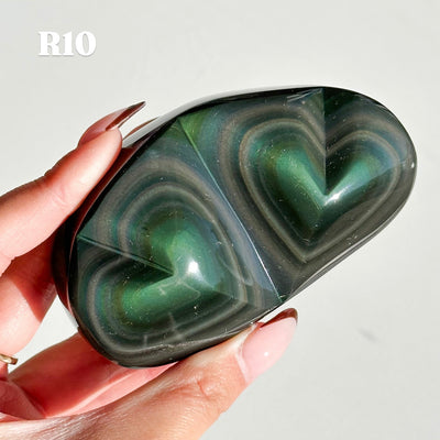 Rainbow Obsidian Carvings