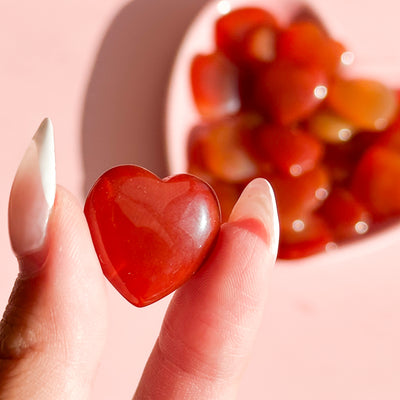 Carnelian Mini Heart