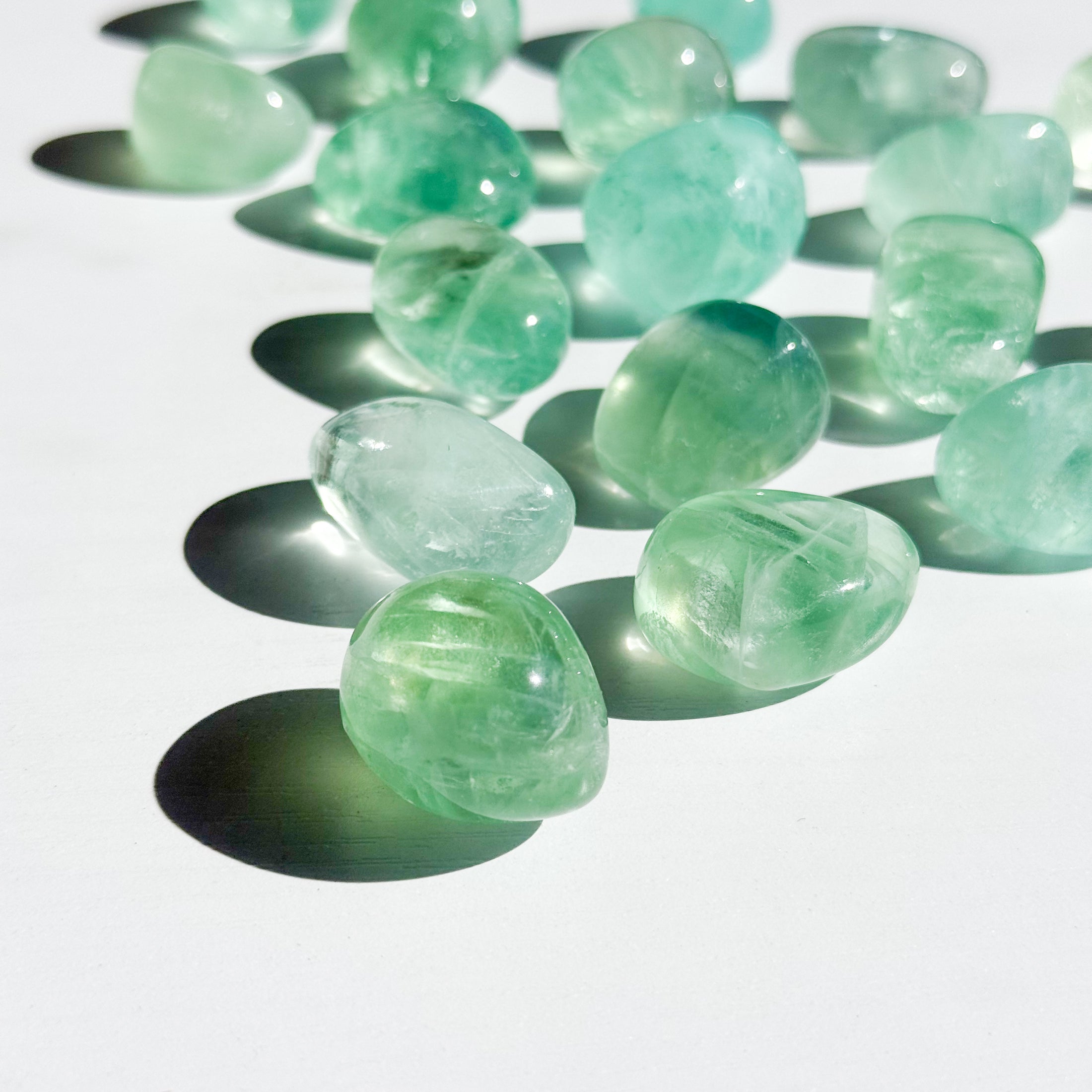 Green Fluorite Tumble