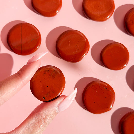 Red Jasper Mini Flat Stone