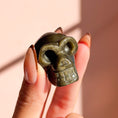 Load image into Gallery viewer, Golden Sheen Obsidian Skull
