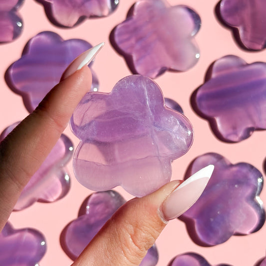 Yttrium Fluorite Petal Stone