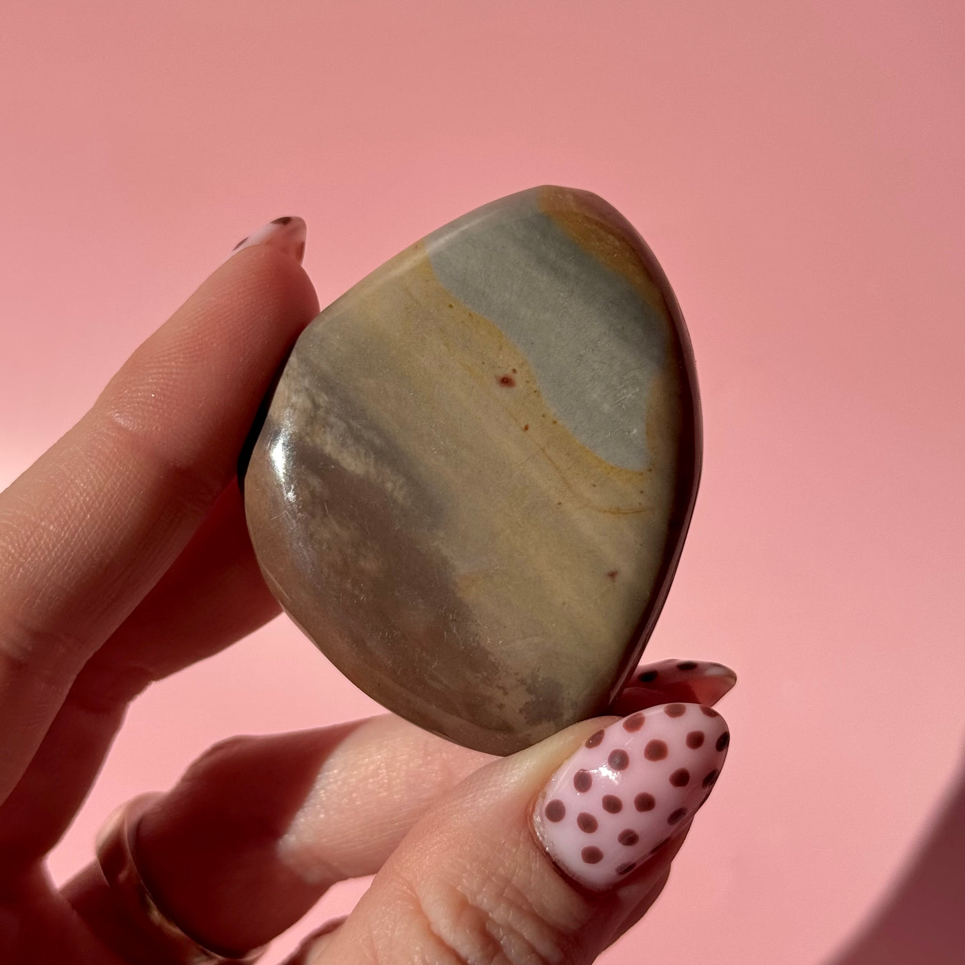 Polychrome Flat Stone
