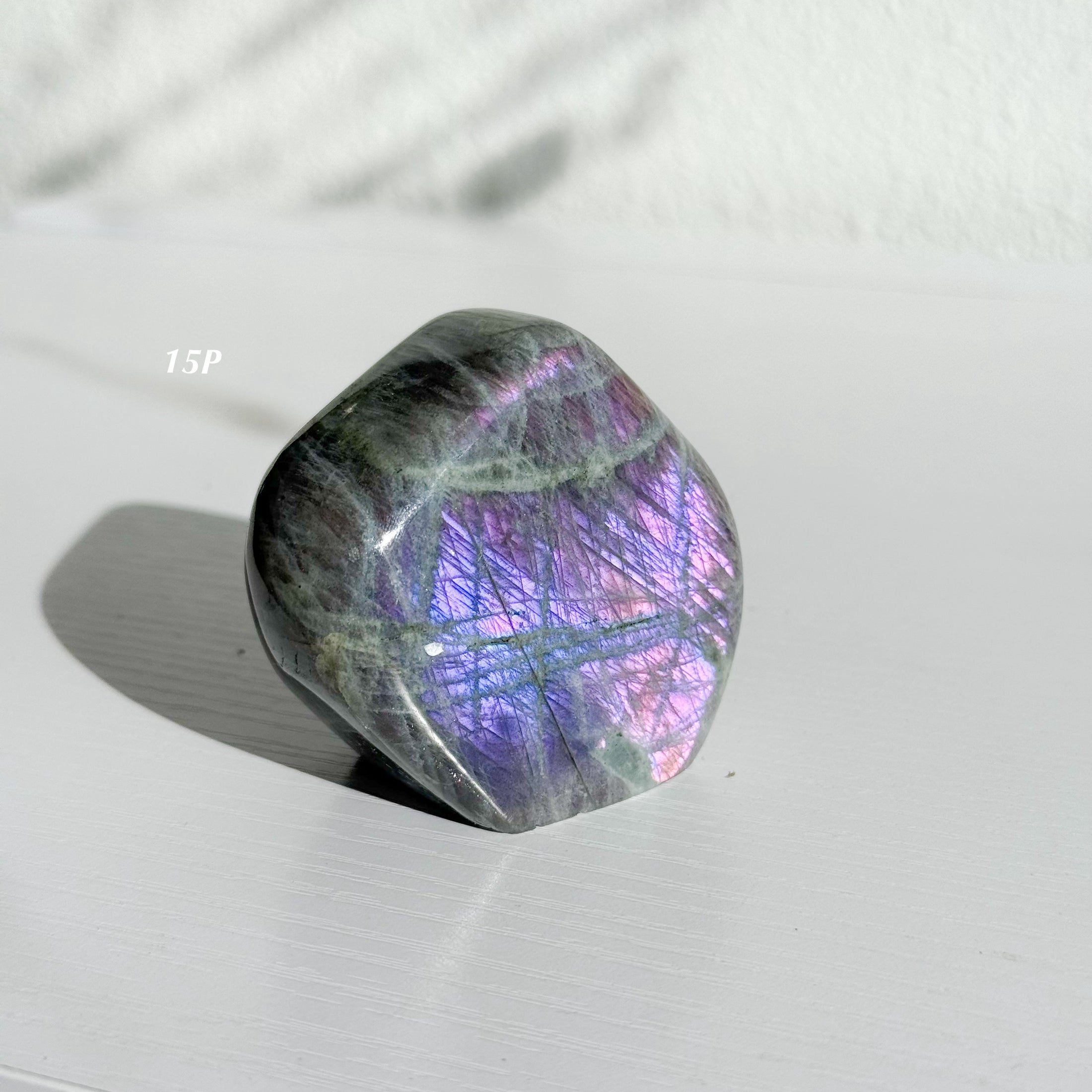 Labradorite Freeform - Purple Flash