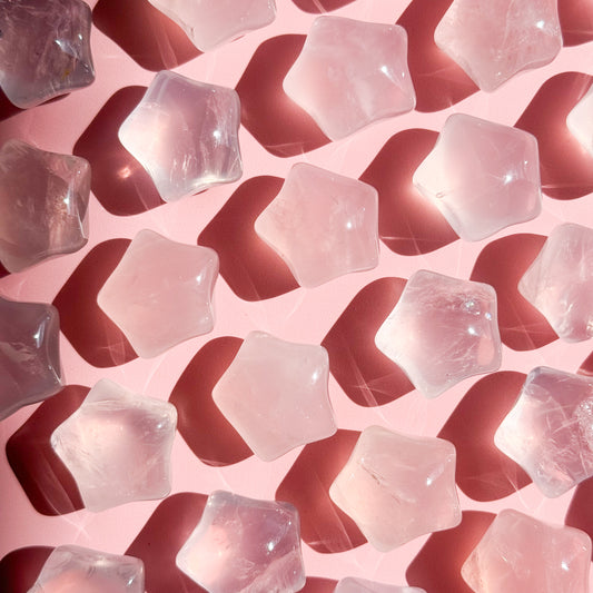 Rose Quartz Puffy Star