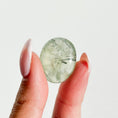 Load image into Gallery viewer, Prehnite with Epidote Mini Flat Tumble - With Caves
