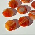 Load image into Gallery viewer, Carnelian Agate Flat Stone
