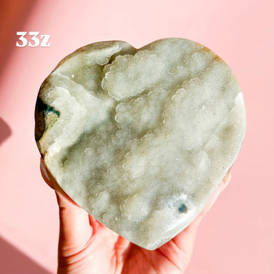 Druzy Amethyst Heart from Brazil
