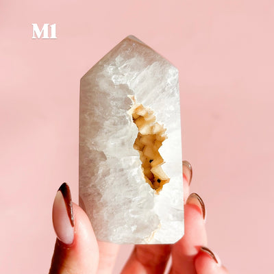 Agate Geode Mini Tower