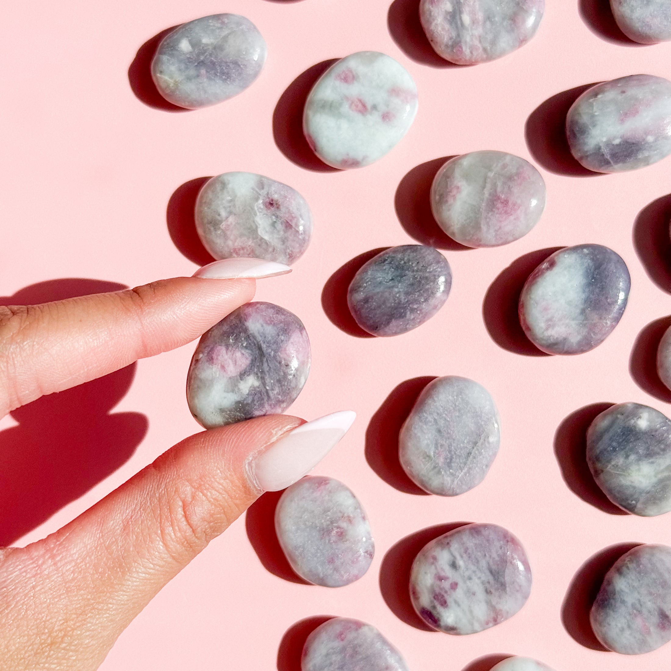 Pink Tourmaline Mini Flat Tumble