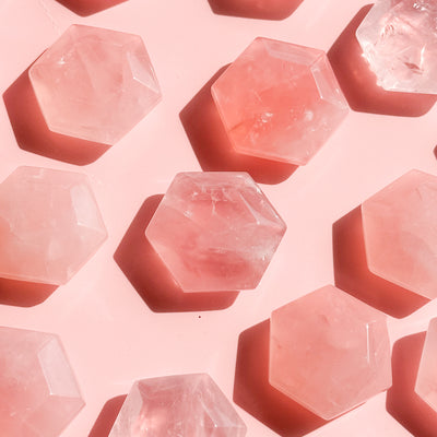 Rose Quartz Hexagon