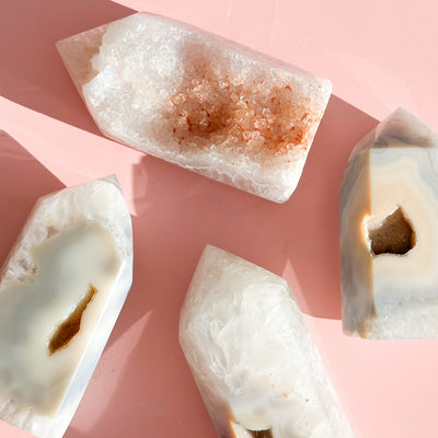 Agate Geode Tower