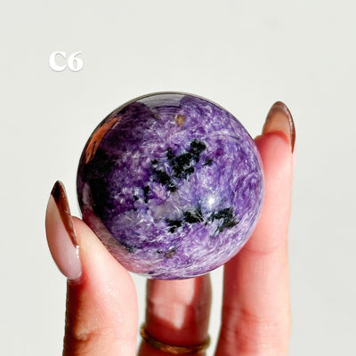 Charoite Sphere