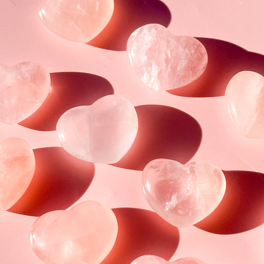 Rose Quartz Small Heart