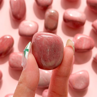 Pink Petrified Wood Tumble