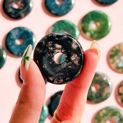 Moss Agate Donut