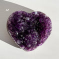 Load image into Gallery viewer, Druzy Amethyst Heart from Brazil
