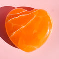 Load image into Gallery viewer, Honeycomb Calcite Heart

