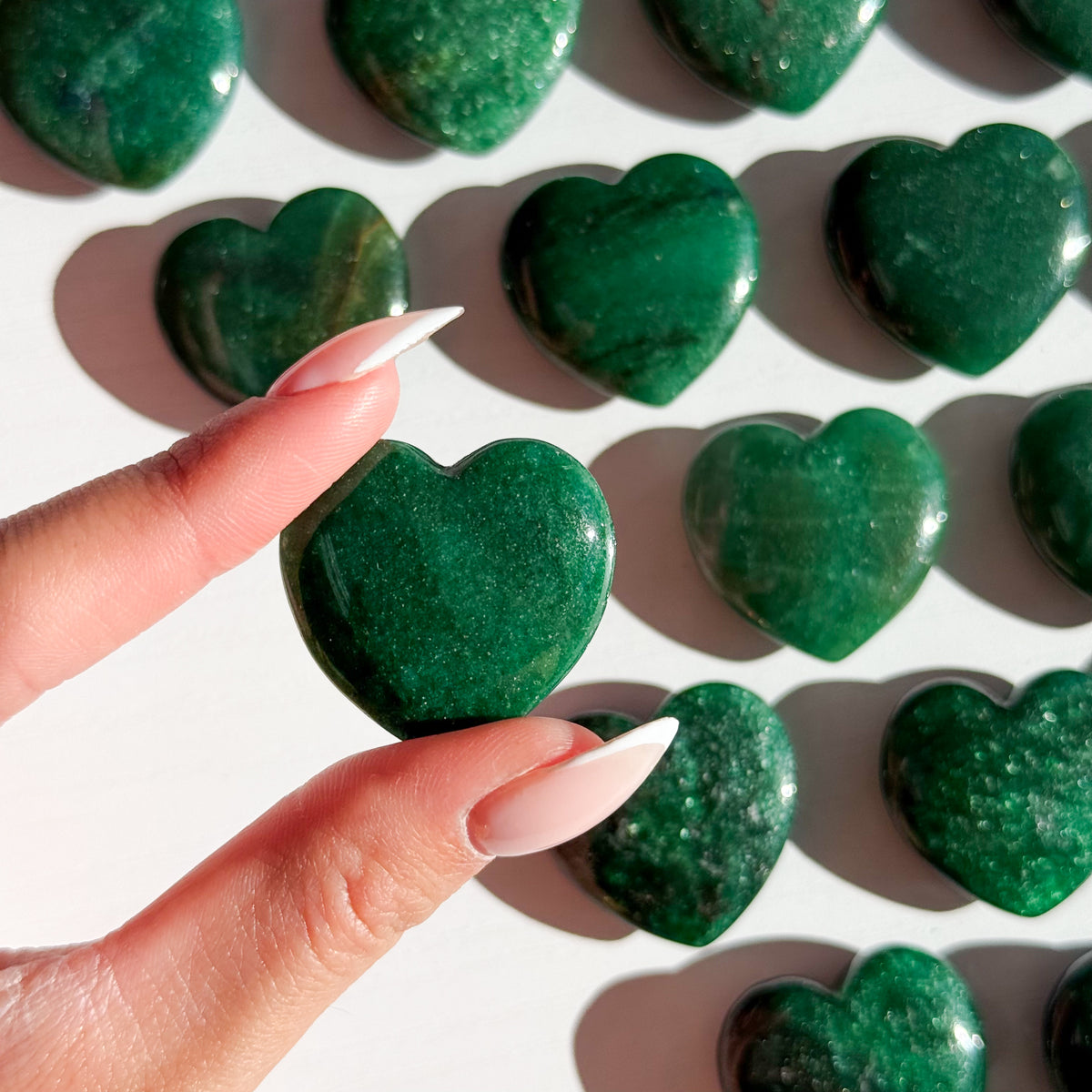 Green Fuchsite Small Heart