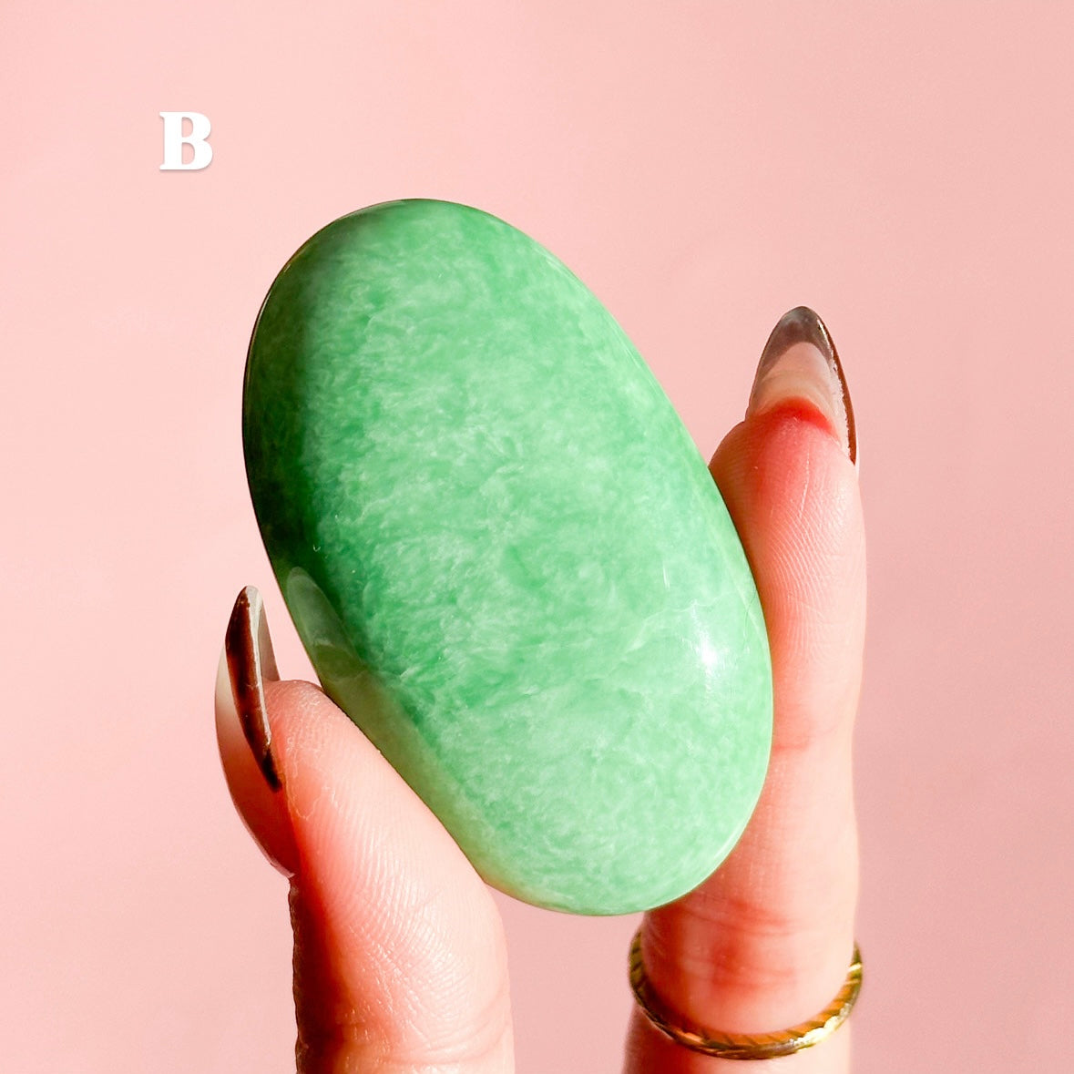High Quality Lucin Variscite Palmstone