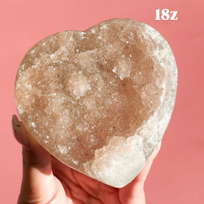 Druzy Amethyst Heart from Brazil