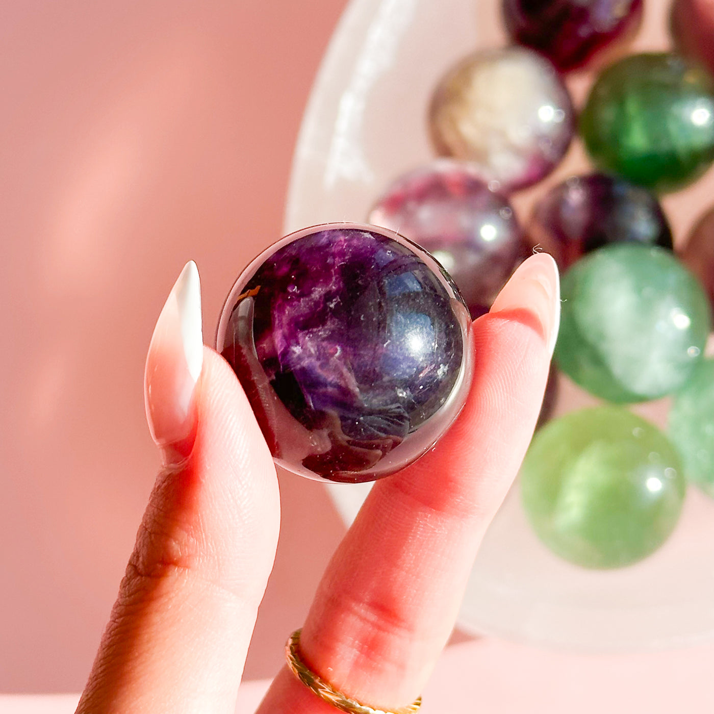 Fluorite Medium Sphere