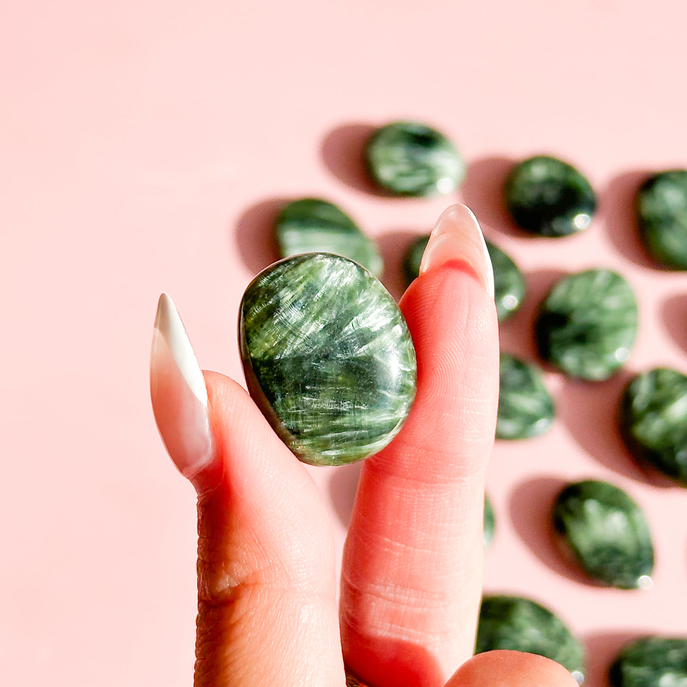 Seraphinite Mini Flat Tumble