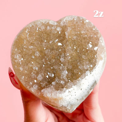 Druzy Amethyst Heart from Brazil