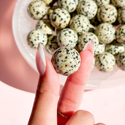 Dalmatian Jasper Sphere