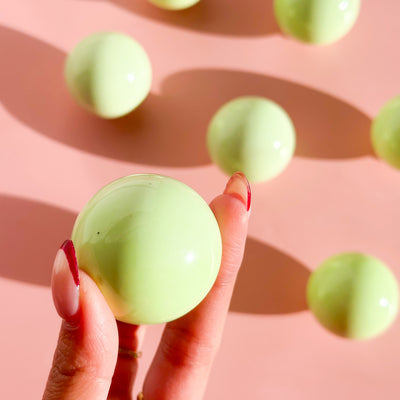 Lemon Chrysoprase Sphere