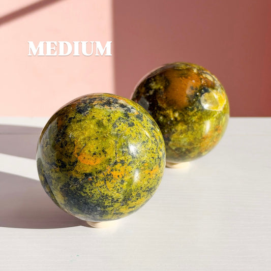 Green Opal Sphere