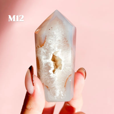 Agate Geode Mini Tower