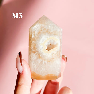 Agate Geode Mini Tower